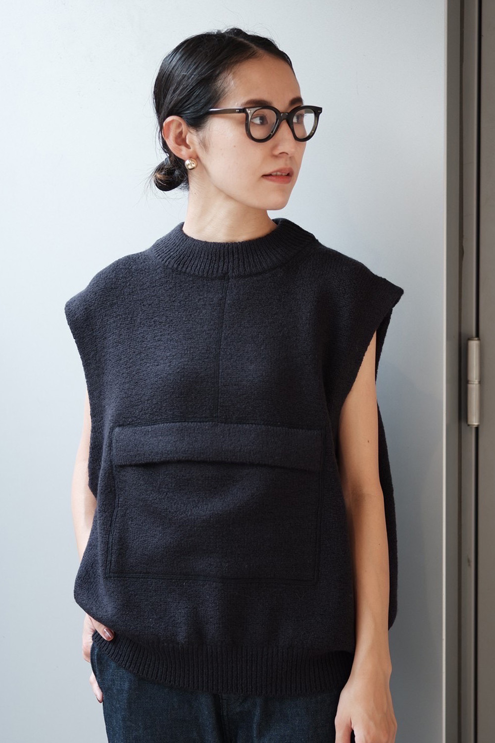 MEIAS リブ編み ニットセーター M MEIAS リブ編み ニットセーター M MEIAS】普遍的で着心地の良い