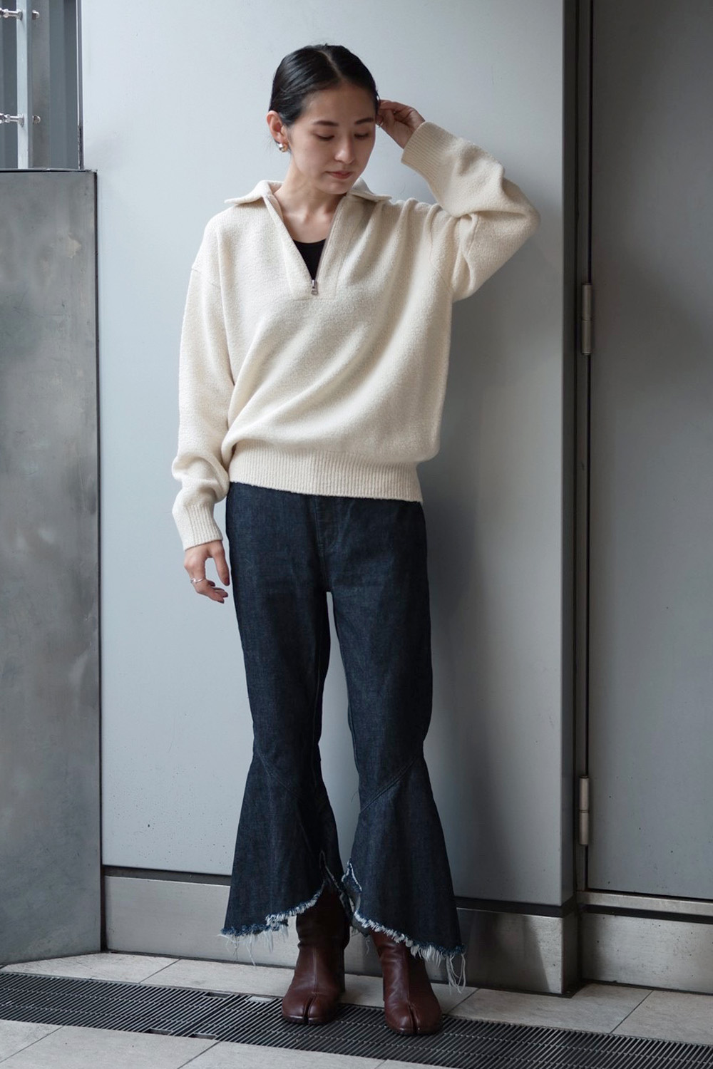 MEIAS リブ編み ニットセーター M MEIAS】普遍的で着心地の良いプロダクトを追求するニットブランドのPOP