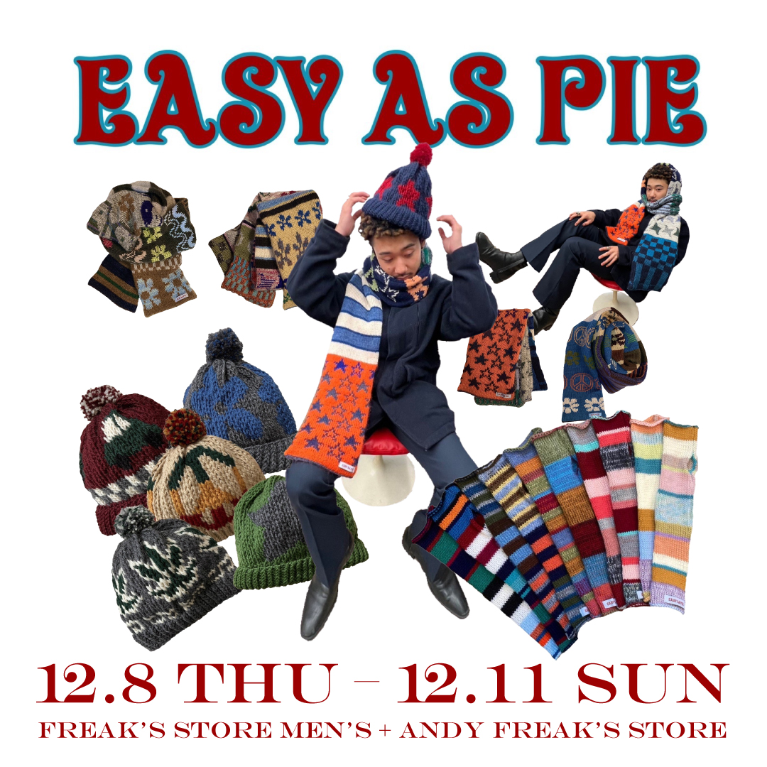 EASY AS PIE】初の東京POP UP｜Daytona Park(FREAK'S STORE公式通販)