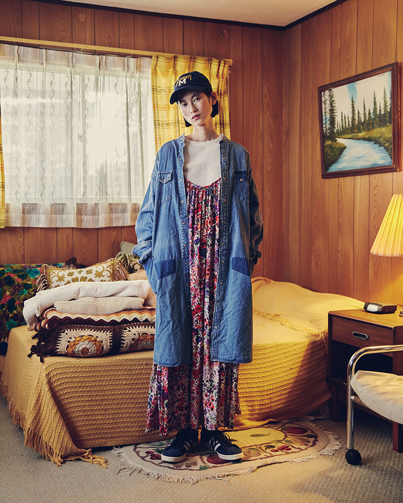 近年モデル Freadaインド刺繍前開きガウン ロングジャケット ワンピース 近年モデル Freadaインド刺繍前開きガウン ロングジャケット